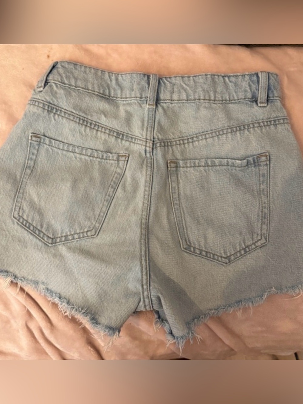 GARAGE | FESTIVAL HIGH RISE DISTRESSED DENIM SHORTS - Picture 6 of 7
